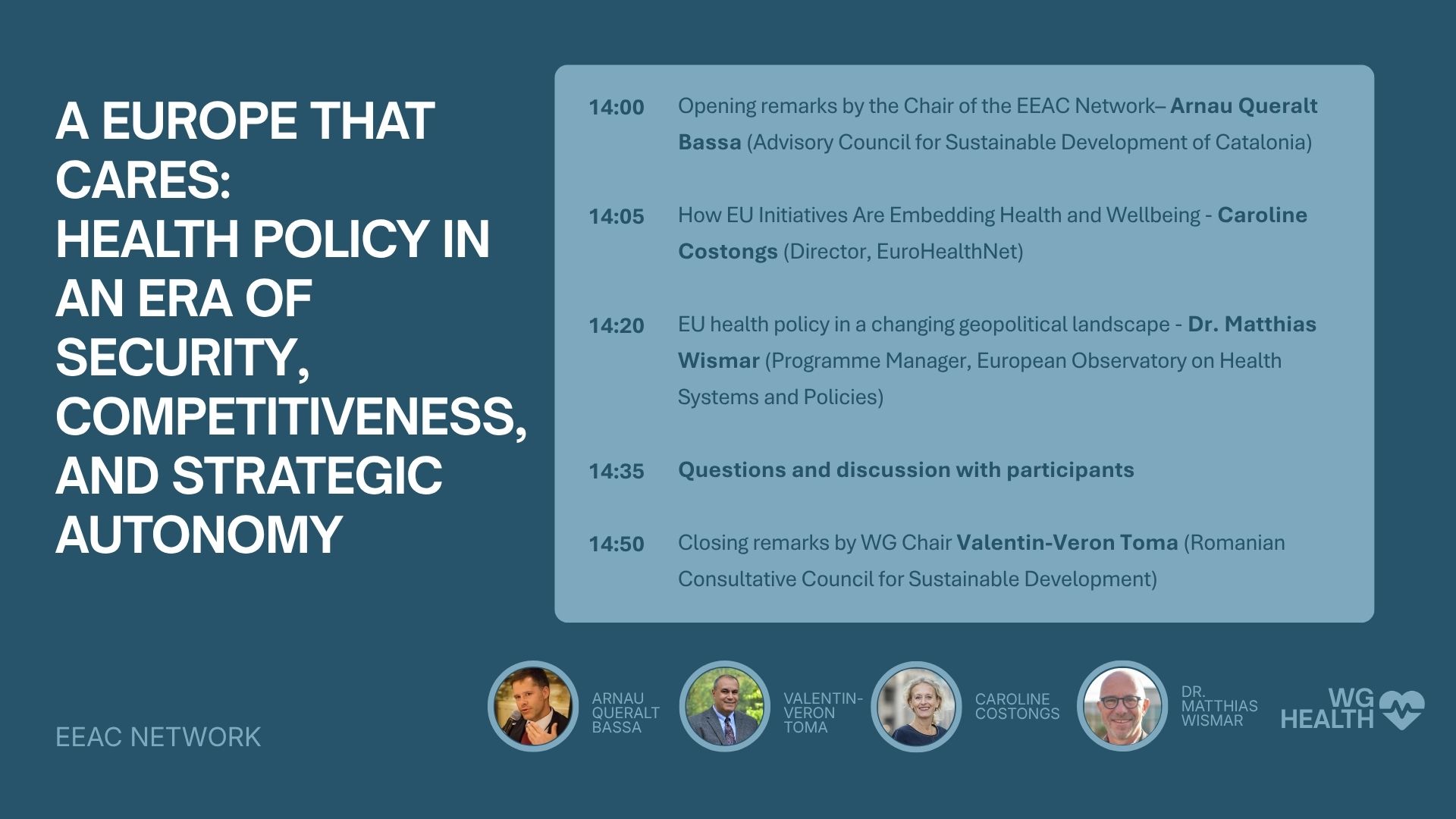 Europe that cares webinar